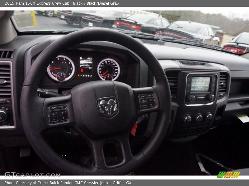 Black / Black/Diesel Gray 2015 Ram 1500 Express Crew Cab
