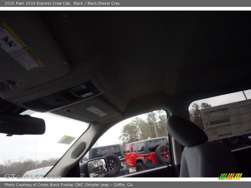 Black / Black/Diesel Gray 2015 Ram 1500 Express Crew Cab