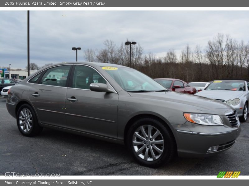 Smoky Gray Pearl / Gray 2009 Hyundai Azera Limited