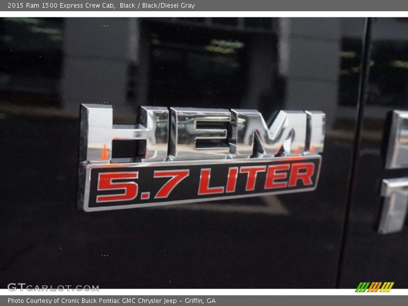 Black / Black/Diesel Gray 2015 Ram 1500 Express Crew Cab