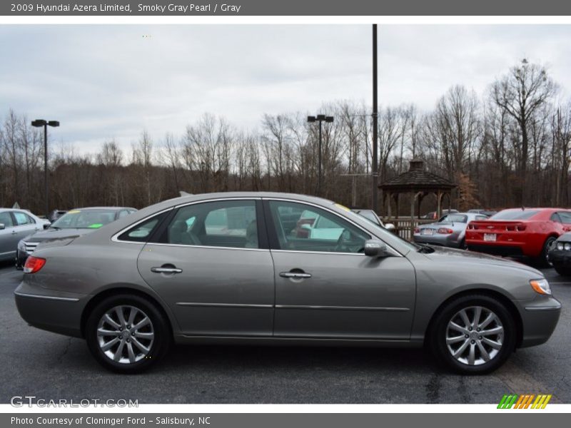 Smoky Gray Pearl / Gray 2009 Hyundai Azera Limited