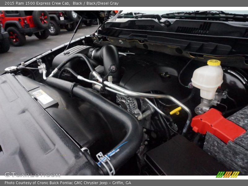 Black / Black/Diesel Gray 2015 Ram 1500 Express Crew Cab