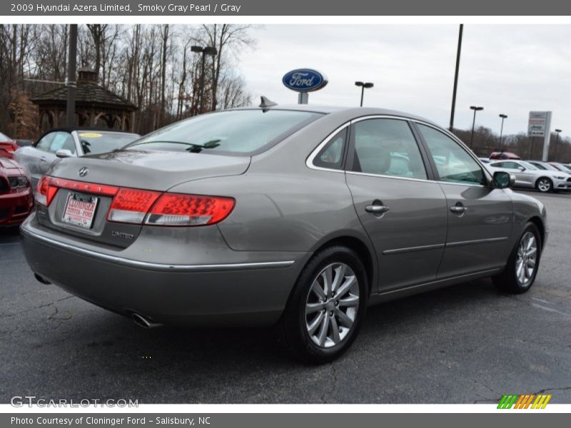 Smoky Gray Pearl / Gray 2009 Hyundai Azera Limited