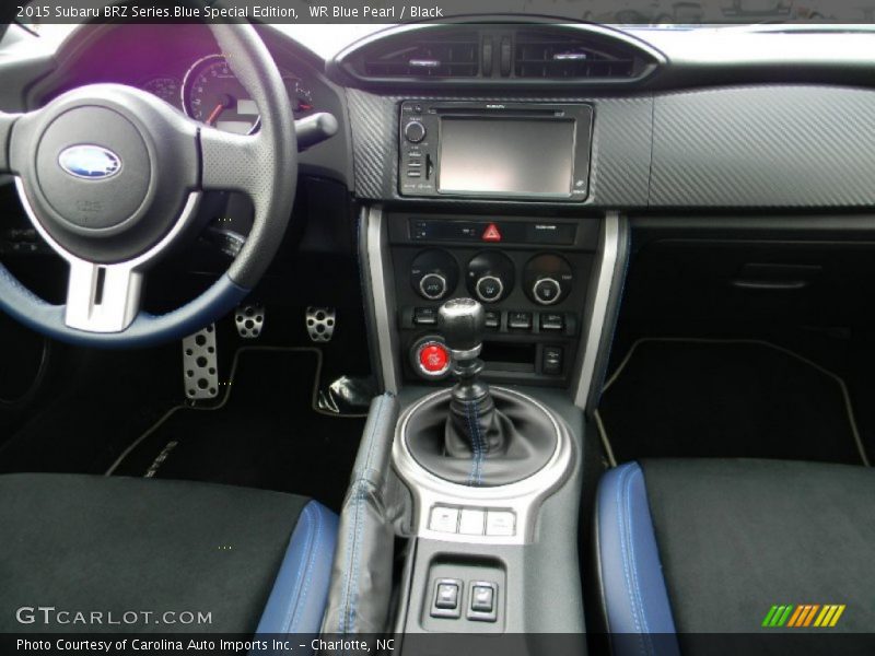Controls of 2015 BRZ Series.Blue Special Edition