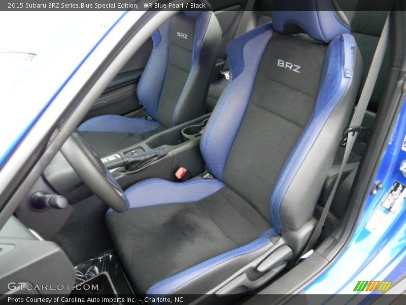 Front Seat of 2015 BRZ Series.Blue Special Edition