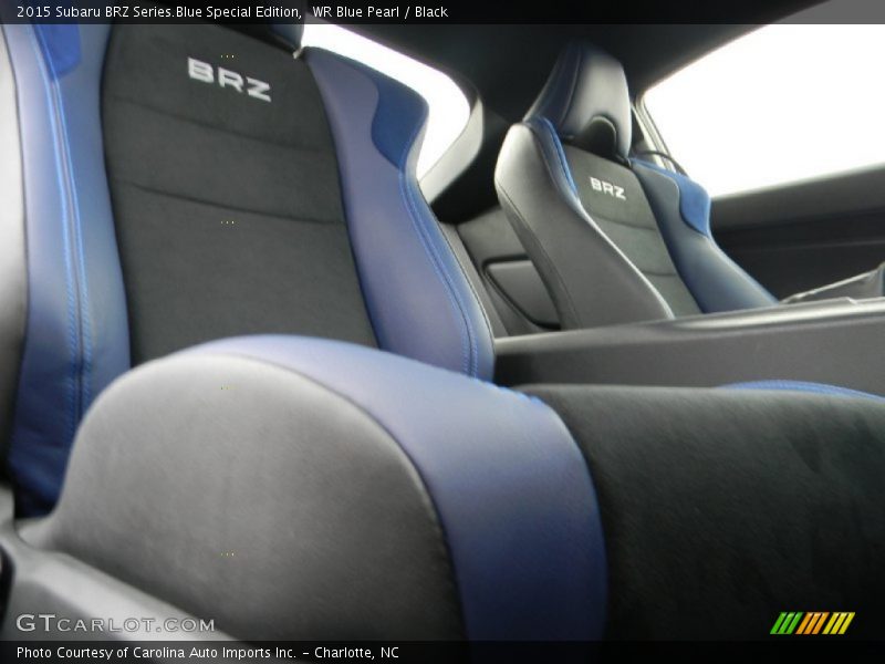 Front Seat of 2015 BRZ Series.Blue Special Edition