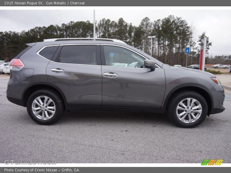 Gun Metallic / Charcoal 2015 Nissan Rogue SV