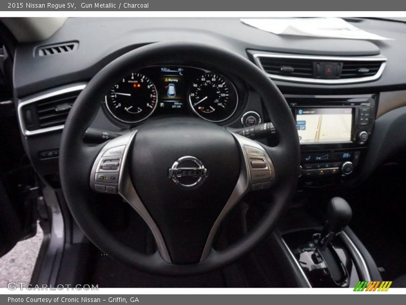 Gun Metallic / Charcoal 2015 Nissan Rogue SV