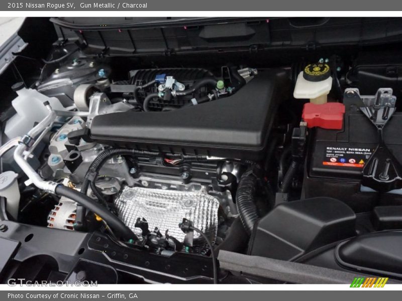 Gun Metallic / Charcoal 2015 Nissan Rogue SV