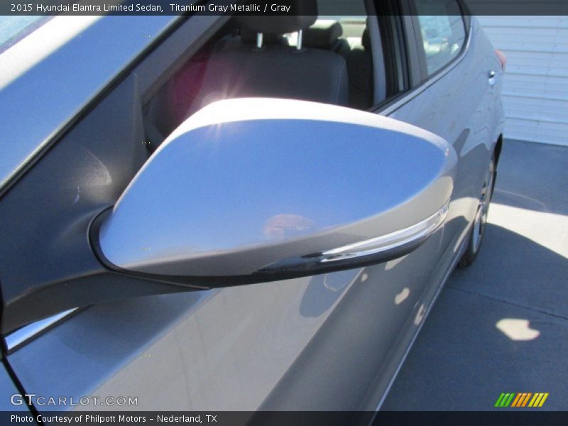 Titanium Gray Metallic / Gray 2015 Hyundai Elantra Limited Sedan