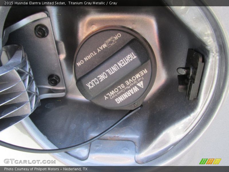 Titanium Gray Metallic / Gray 2015 Hyundai Elantra Limited Sedan