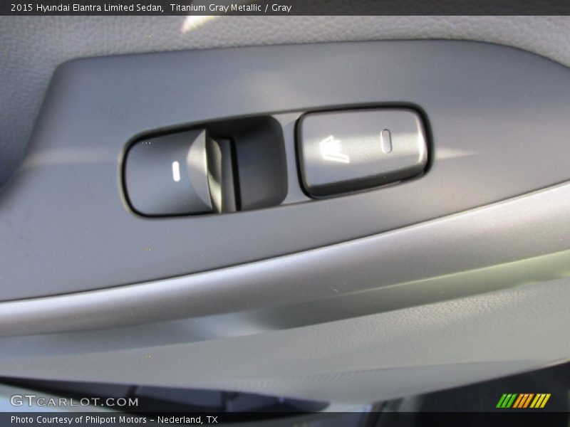 Titanium Gray Metallic / Gray 2015 Hyundai Elantra Limited Sedan