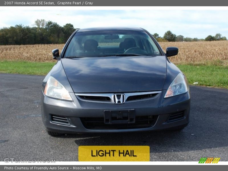 Graphite Pearl / Gray 2007 Honda Accord SE Sedan