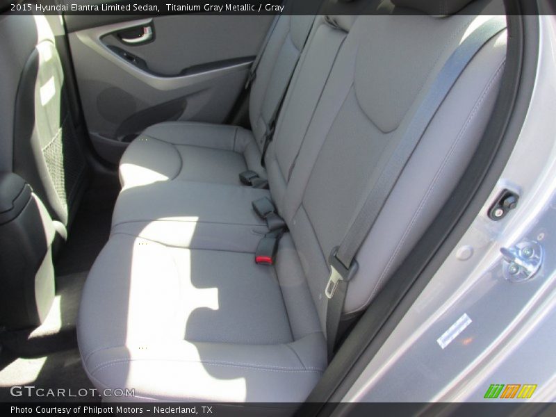 Titanium Gray Metallic / Gray 2015 Hyundai Elantra Limited Sedan
