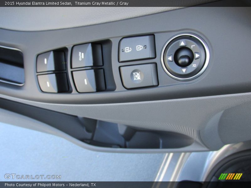 Titanium Gray Metallic / Gray 2015 Hyundai Elantra Limited Sedan