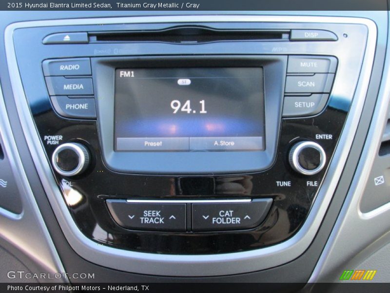 Titanium Gray Metallic / Gray 2015 Hyundai Elantra Limited Sedan