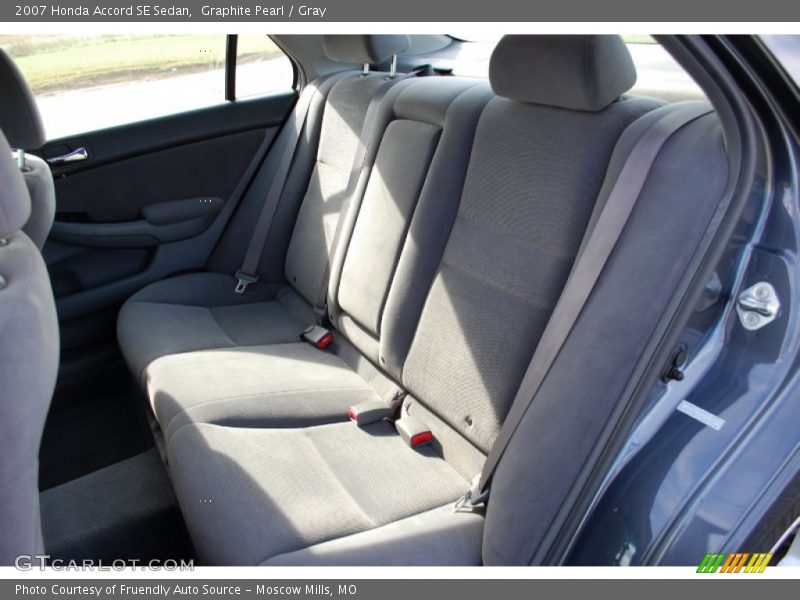 Graphite Pearl / Gray 2007 Honda Accord SE Sedan