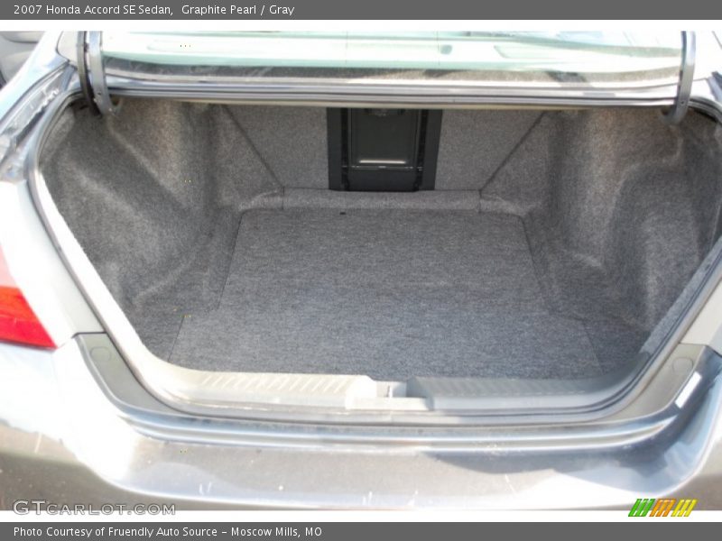 Graphite Pearl / Gray 2007 Honda Accord SE Sedan