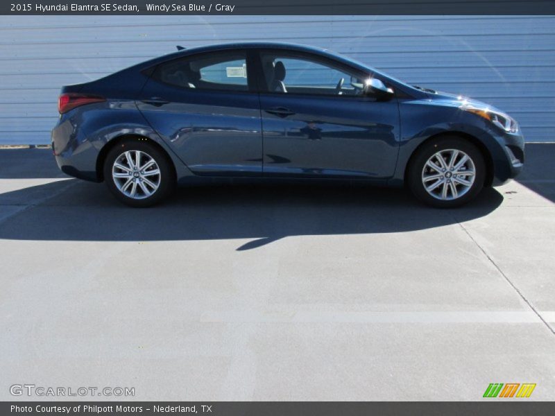 Windy Sea Blue / Gray 2015 Hyundai Elantra SE Sedan