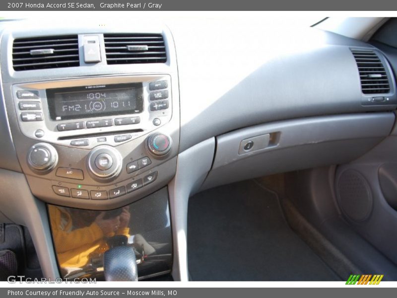 Graphite Pearl / Gray 2007 Honda Accord SE Sedan