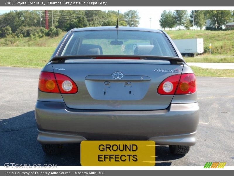 Charcoal Gray Metallic / Light Gray 2003 Toyota Corolla LE