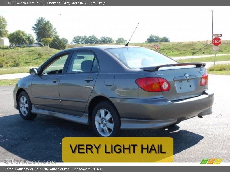 Charcoal Gray Metallic / Light Gray 2003 Toyota Corolla LE