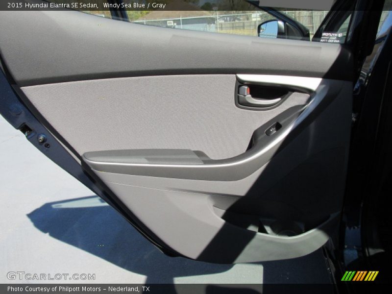 Windy Sea Blue / Gray 2015 Hyundai Elantra SE Sedan