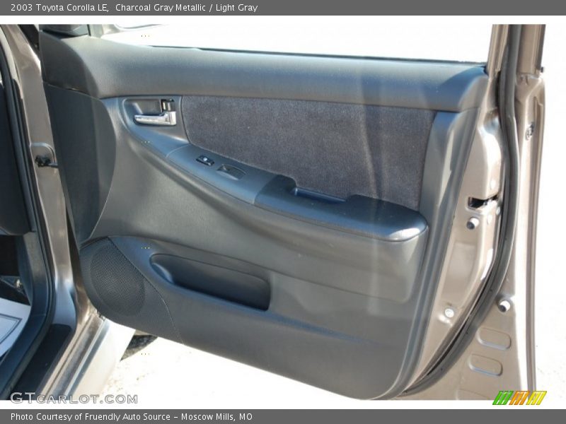 Charcoal Gray Metallic / Light Gray 2003 Toyota Corolla LE