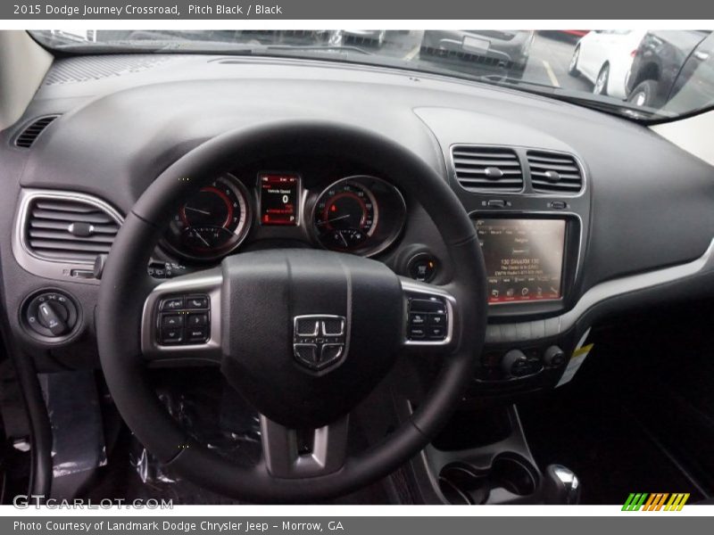 Pitch Black / Black 2015 Dodge Journey Crossroad
