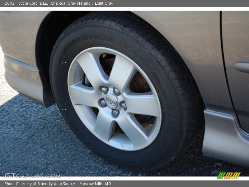 Charcoal Gray Metallic / Light Gray 2003 Toyota Corolla LE