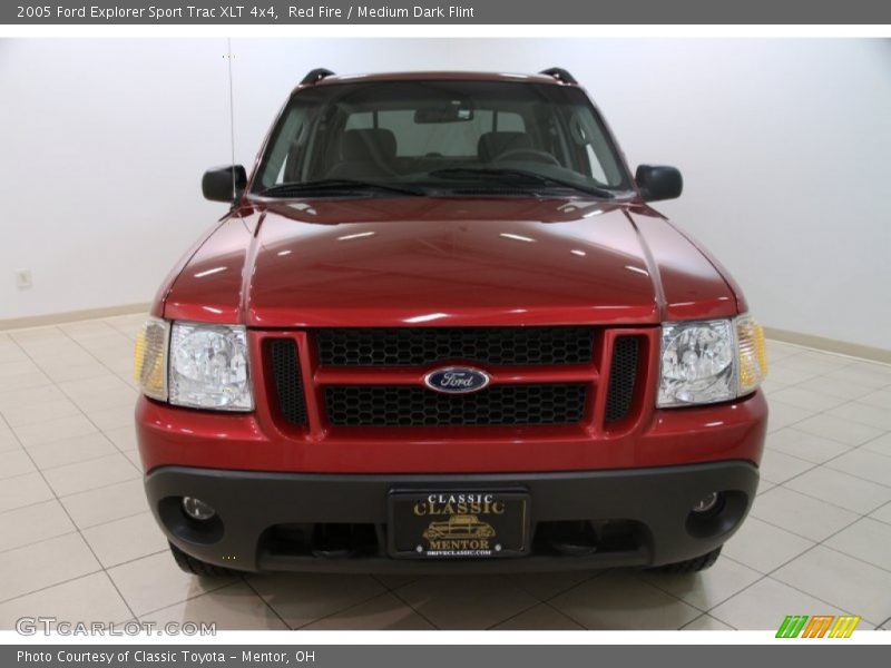 Red Fire / Medium Dark Flint 2005 Ford Explorer Sport Trac XLT 4x4