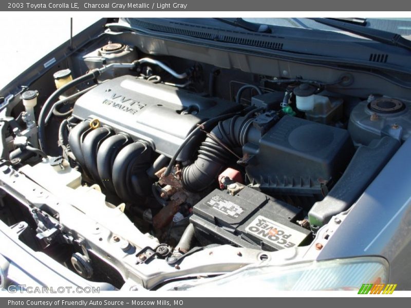 Charcoal Gray Metallic / Light Gray 2003 Toyota Corolla LE
