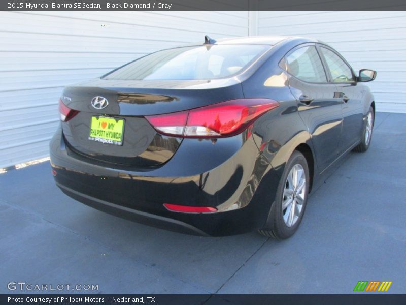 Black Diamond / Gray 2015 Hyundai Elantra SE Sedan