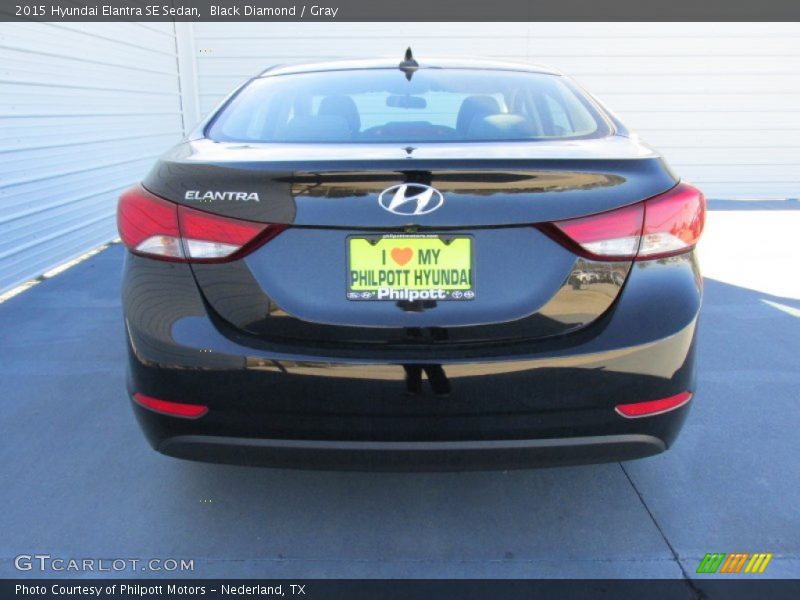Black Diamond / Gray 2015 Hyundai Elantra SE Sedan