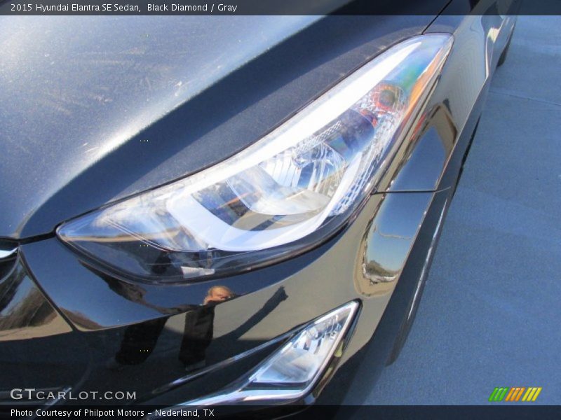 Black Diamond / Gray 2015 Hyundai Elantra SE Sedan