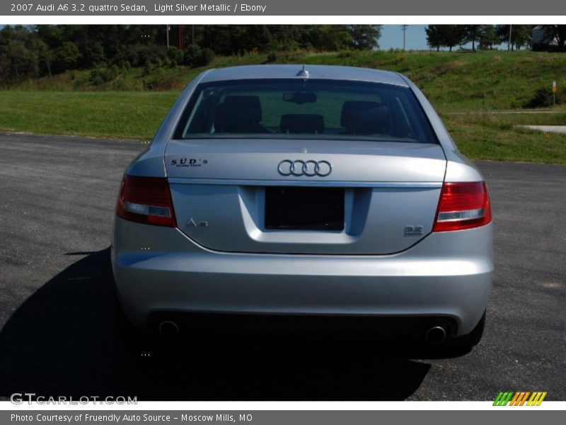 Light Silver Metallic / Ebony 2007 Audi A6 3.2 quattro Sedan