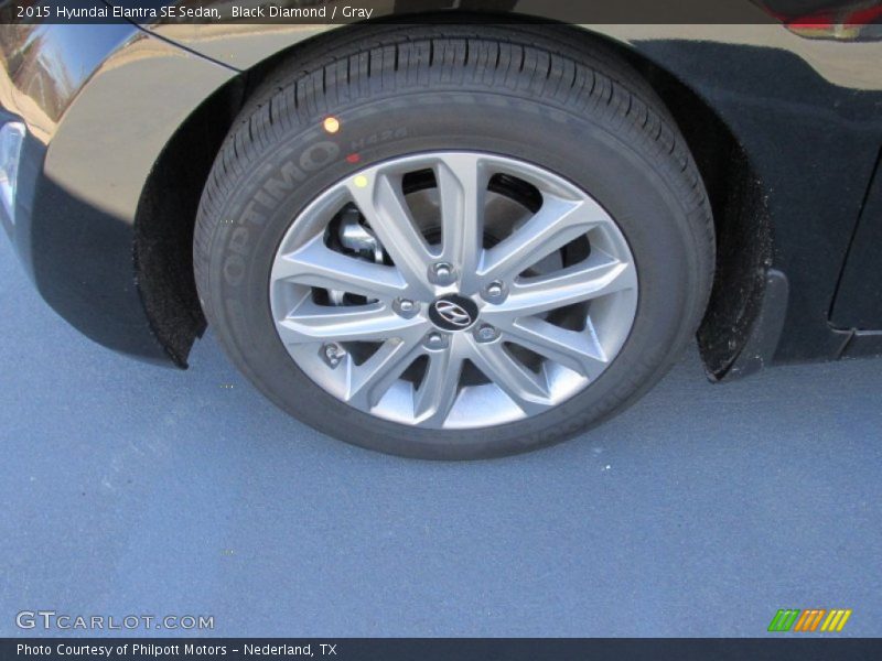 Black Diamond / Gray 2015 Hyundai Elantra SE Sedan