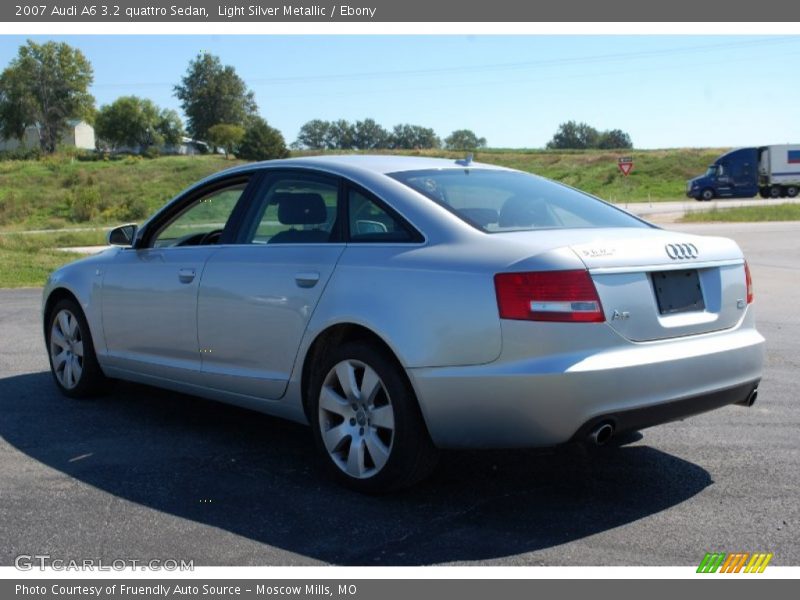 Light Silver Metallic / Ebony 2007 Audi A6 3.2 quattro Sedan