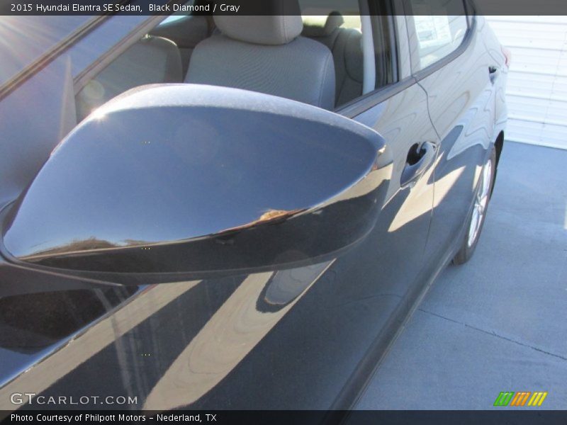 Black Diamond / Gray 2015 Hyundai Elantra SE Sedan