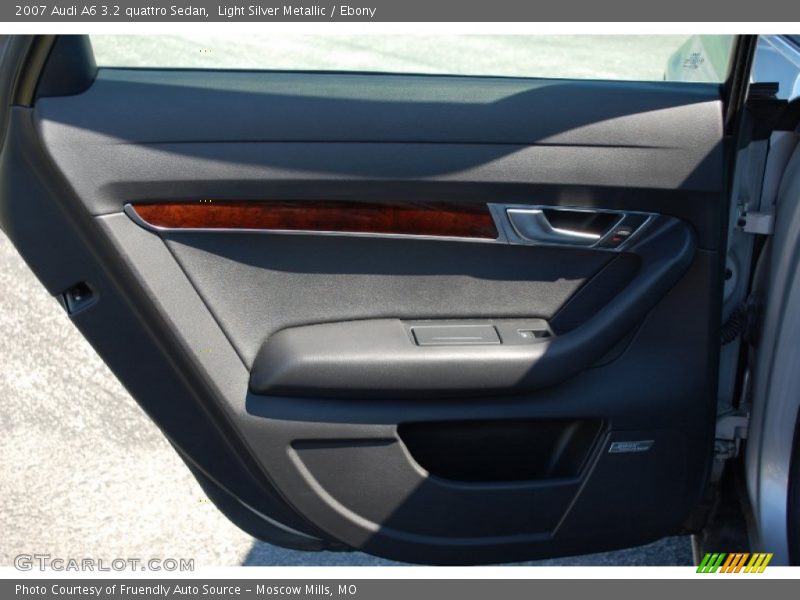 Light Silver Metallic / Ebony 2007 Audi A6 3.2 quattro Sedan