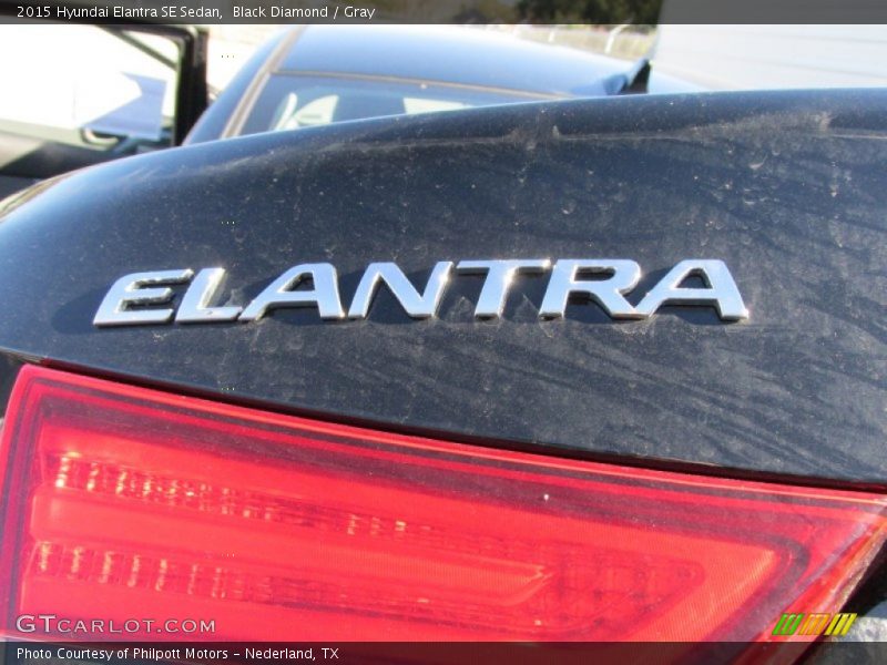 Black Diamond / Gray 2015 Hyundai Elantra SE Sedan
