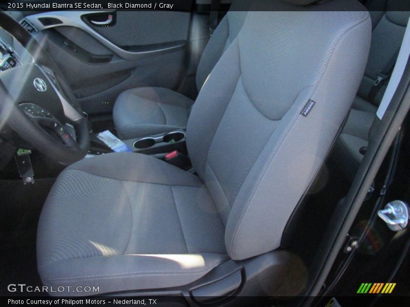 Black Diamond / Gray 2015 Hyundai Elantra SE Sedan