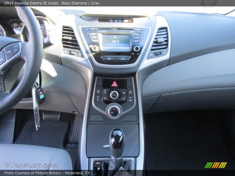 Black Diamond / Gray 2015 Hyundai Elantra SE Sedan