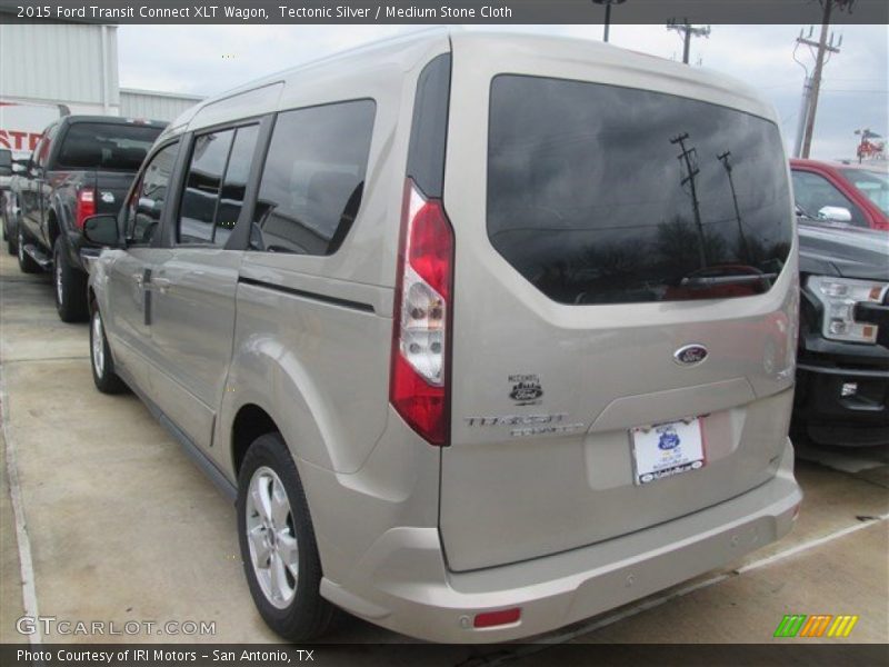 Tectonic Silver / Medium Stone Cloth 2015 Ford Transit Connect XLT Wagon