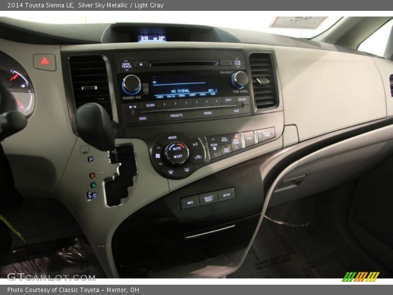 Silver Sky Metallic / Light Gray 2014 Toyota Sienna LE