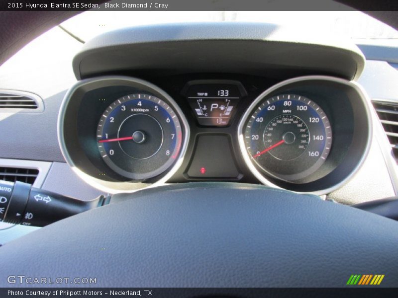 Black Diamond / Gray 2015 Hyundai Elantra SE Sedan
