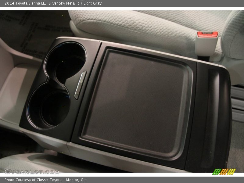 Silver Sky Metallic / Light Gray 2014 Toyota Sienna LE