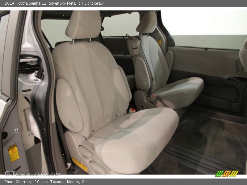 Silver Sky Metallic / Light Gray 2014 Toyota Sienna LE
