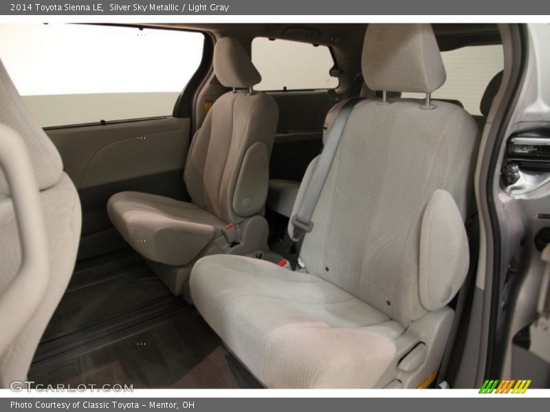 Silver Sky Metallic / Light Gray 2014 Toyota Sienna LE