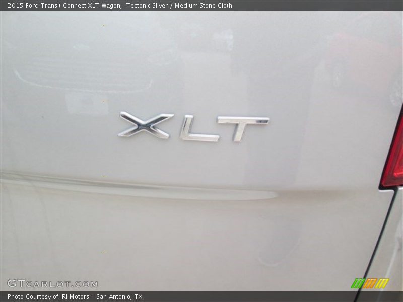 Tectonic Silver / Medium Stone Cloth 2015 Ford Transit Connect XLT Wagon